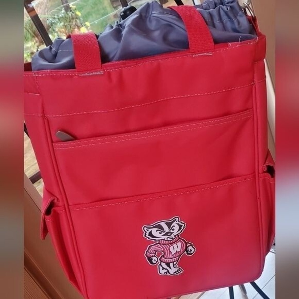 Picnic Time Collegiate University of Wisconsin Badgers Tote‎